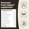 Vegan Vitality Lions Mane Supplement Capsules - Nootropic Brain Support Supplement, Lions Mane Mushroom Extract Capsules - 120 Vegan Bacopa Monnieri, Gotu Kola, Ginseng view 3