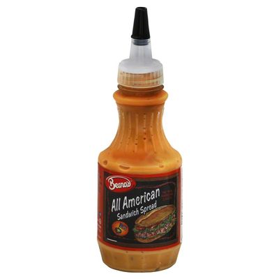 Beanos, All American Sandwich Spread, 8oz Bottle (Pack of 3)