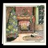 CHRISTMAS WINTER NOTE CARDS STATIONERY "WARM KITTY" SET OF 8 CARDS/ENVELOPES view 1