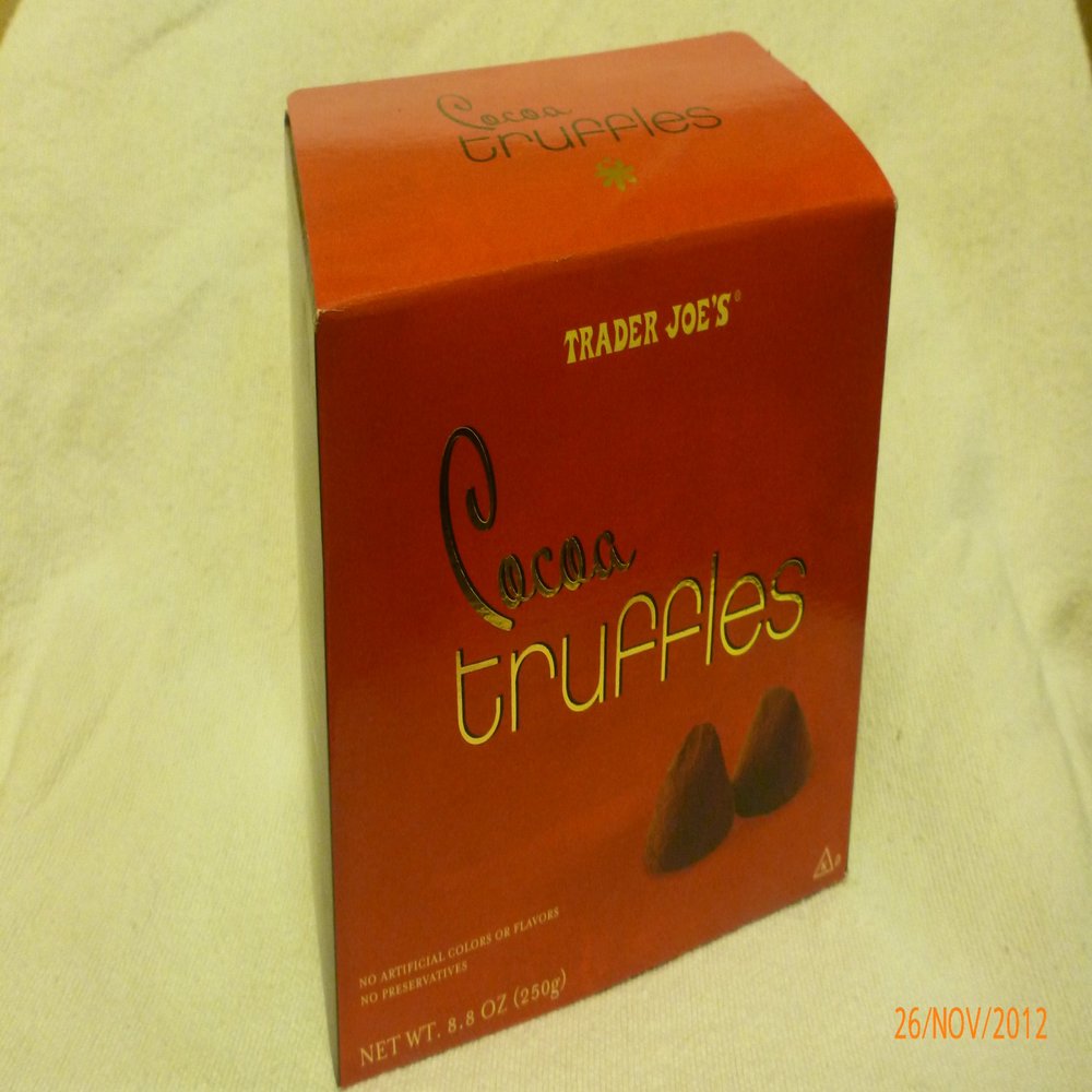 Trader Joe's Seasonal All Natural Gourmet Cocoa Truffles - Kosher