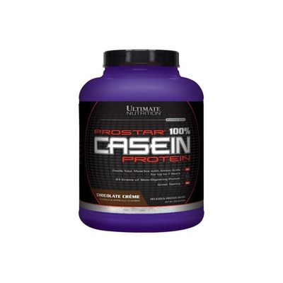 Ultimate Nutrition Prostar Micellar and Hydrolyzed Casein Protein Powder - Fat Free Overnight Muscle Growth and Recovery with BCAAs, 5 Pounds, Chocolate
