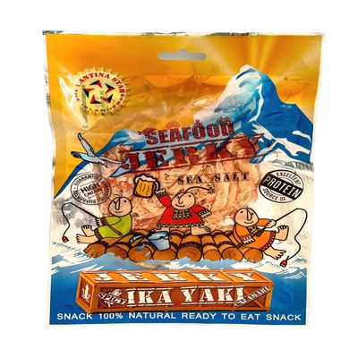 CANTINA STAR | Calamari Jerky (Dried Calamari) | Ika Yaki | 2.8 oz - All Natural & Wild Caught