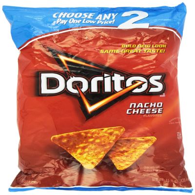 Doritos Tortilla Chips, Nacho Cheese, 15.5 Ounce
