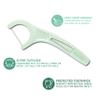 Plackers Micro Mint Dental Flossers, Travel Pack, Perfect Travel Size, Easy Storage, Dental Care On-The-Go, Fresh Mint Flavor, 12 Count view 3