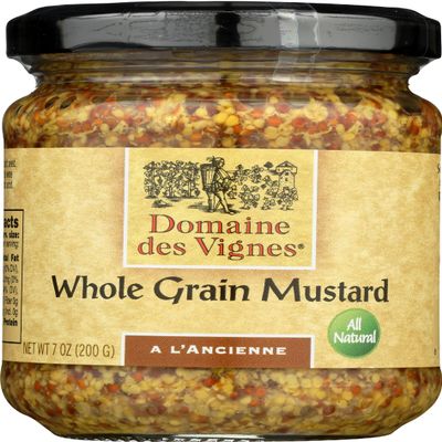 DOMAINE DES VIGNES Whole Grain Mustard, 7 OZ