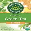 Traditional Medicinals Organic Green Tea Ginger Herbal Tea, Promotes Healthy Digestion, (Pack of 1) - 16 Tea Bags view 2