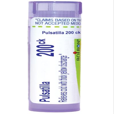 Boiron Pulsatilla 200Ck Homeopathic Medicine for Colds - 80 Pellets