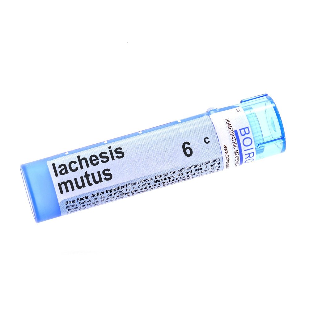 Lachesis Mutus 6C - Homeopathic Medicine for Hot Flashes (80 Pellets)