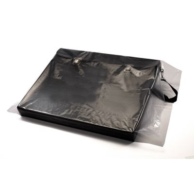 16" x 28" x 4 mil Clear Eco-Manufactured Plastic Layflat Bags (Case of 250)