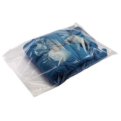 10" x 20" x 2 mil Clear Eco-Manufactured Plastic Layflat Bags (Case of 1,000)