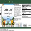 Lotus Leaf (Certified Organic) - 450 mg (100 Capsules, ZIN: 516530) view 3