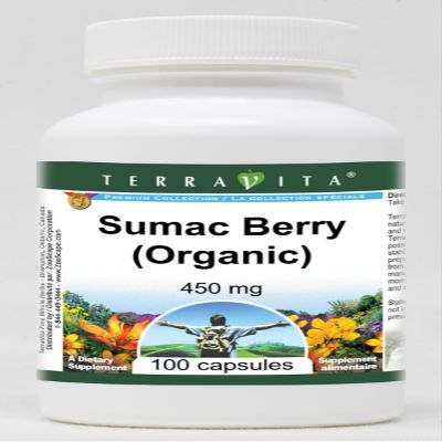 Sumac Berry (Organic) - 450 mg (100 Capsules, ZIN: 516466)