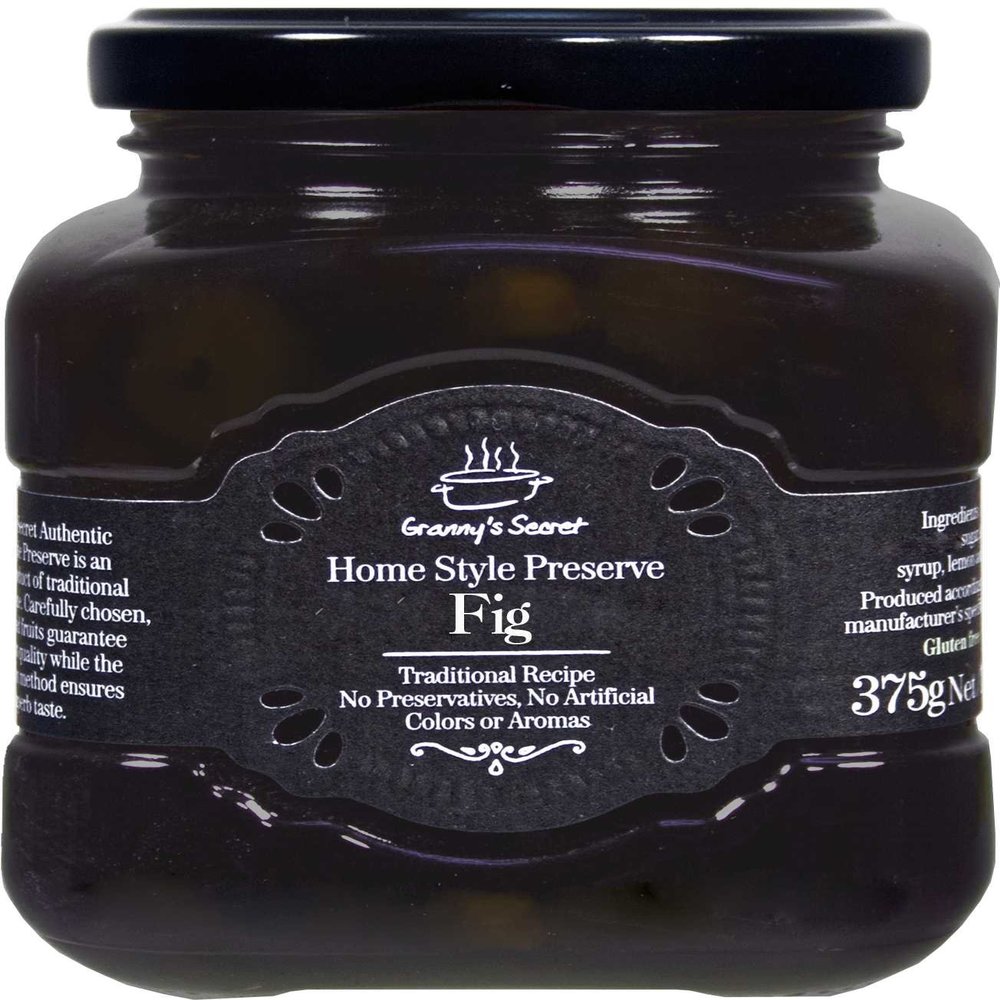 Granny's Secret Fig Preserves, 375 Gram