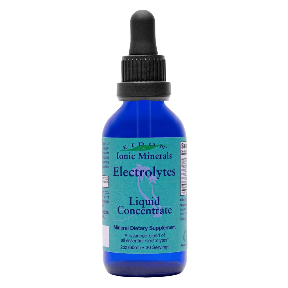 Eidon Liquid Electrolytes - Liquid Electrolyte Drops, Ionic Mineral Supplement to Add to Water, Balances Electrolyte Equilibrium, Sugar Free Unsweetened Hydration for Men & Women - 2 oz