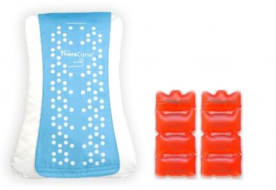 MyoPower TheraCurve Kit, 1, Lumbar Orthosis, 2 Instant Reusable Heat Packs