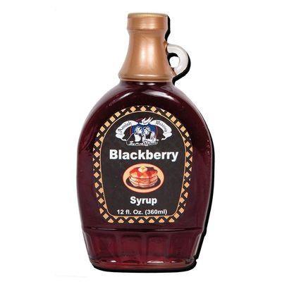 Amish Wedding Blackberry Syrup 12 Ounces (Pack of 2)
