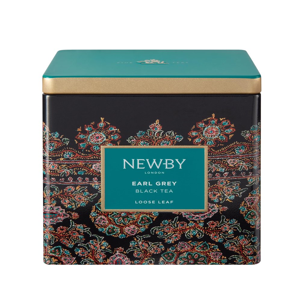 Earl Grey Loose Leaf Tea by Newby Teas  125g Caddy  Classic Black Tea with Natural Bergamot  Premium Aromatic Blend