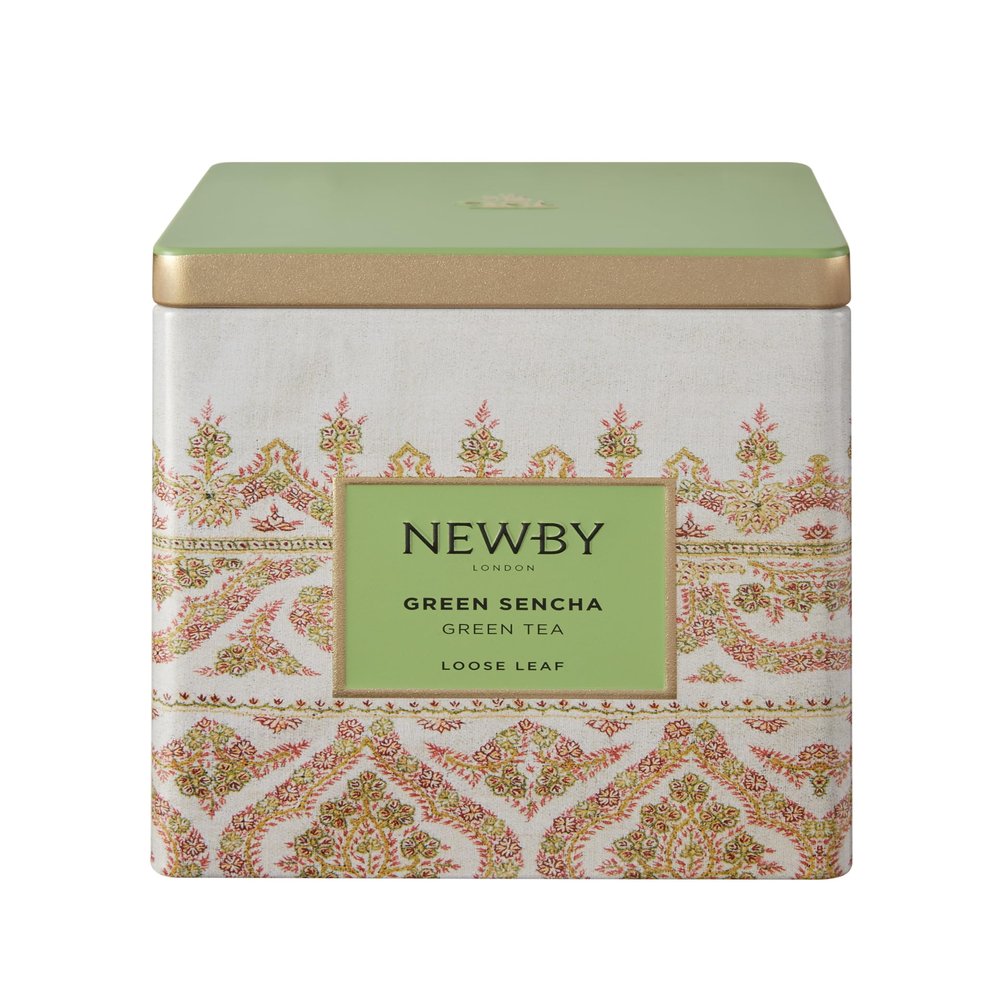 Green Sencha Loose Leaf Tea by Newby Teas  125g Caddy  Smooth Japanese-Style Green Tea  Refreshing & Light