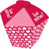 4-Count Individual Party Favor Boxes, Be Mine Hearts view 1