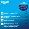 Amazon Basic Care Nighttime Severe Cold and Flu Syrup, Max Strength Liquid Medicine, Multi-Symptom Relief, for Adults and Children 12 Years and Older, Mixed Berry Flavor, 12 fl oz (Pack of 1) view 3