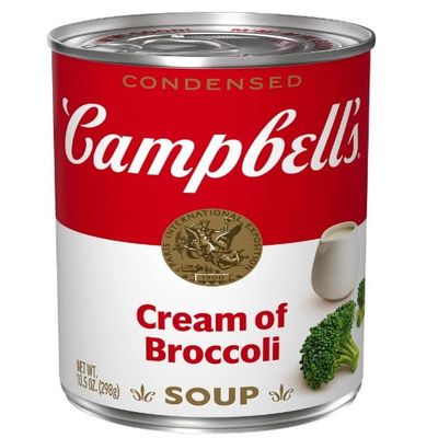 Campbell's, Condensed Cream of Broccoli Soup, 10.75oz Can (Pack of 6)