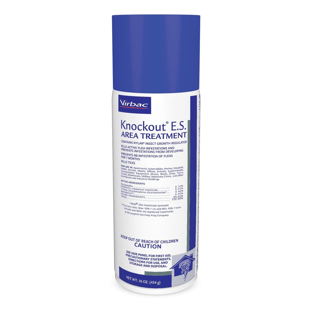 Virbac Knockout E.S. Area Treatment Carpet Spray, 16-Ounce