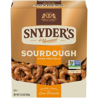 Snyder's of Hanover Pretzels, Sourdough Hard Pretzels, 13.5 Oz Box