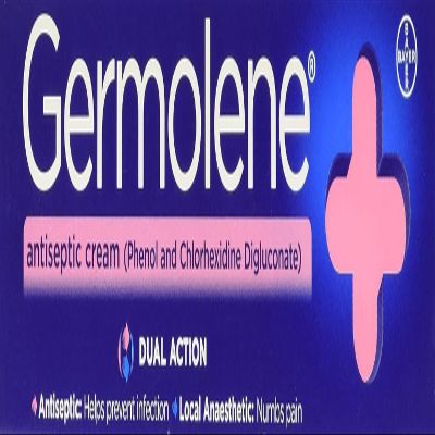 GERMOLENE Antiseptic Cream with Local Anaesthetic 30g PACK OF 2 (60GM)