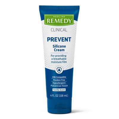 Medline Remedy Clinical Silicone Cream, Vanilla Scented, 4 oz.