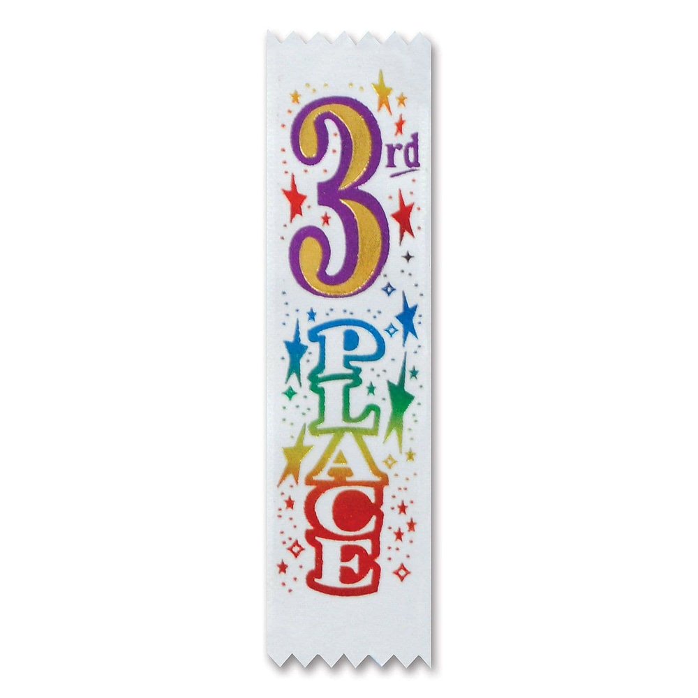 Beistle 3Rd Place Value Pack Ribbons