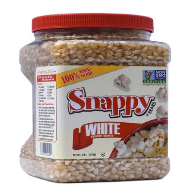 Snappy Popcorn, White, 5 Pound (Pack of 6)