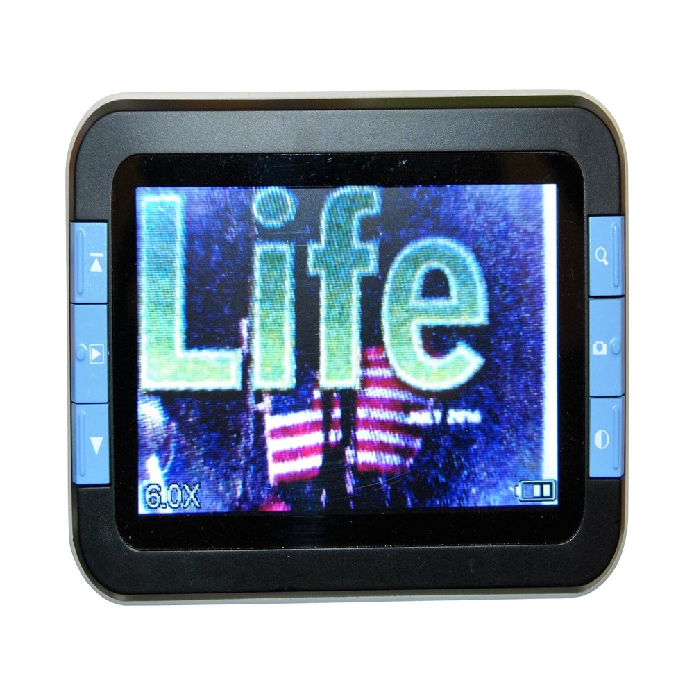 Visee LVM-480 4.3" Digital Magnifier with 4-Level Magnifications and 3 Color Modes for Low Visions