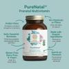 PURE SYNERGY PureNatal Prenatal Vitamins | Vegan Supplement Made with Organic Whole Foods | with Natural Iron, Folate, and Choline | for Pre-Conception, Pregnancy and Breastfeeding (120 Tablets) view 3