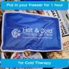 Roscoe Medical Gel Soft Flexible Ice Packs for Injuries, Reusable Freezer Hot and Cold Pack, Cold Compress & Cooling Gel Pad for Shoulder, Hip, Leg, Arm, Ankle & Foot Injury, 7.5 x 11 Inches, Medium view 2