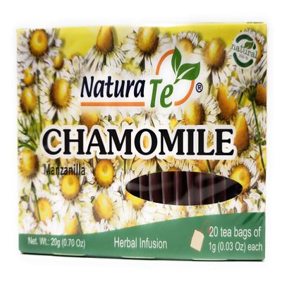Chamomile Manzanilla Herbal Tea By NaturaTe Nt 20 Gr. &