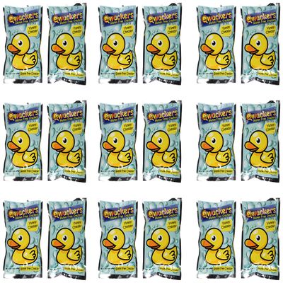 Gluten Free Cheddar Cheese Qwackers Single Serve Snack 1 Oz Bag (Pack of 18)