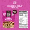 Second Nature Wholesome Medley Trail Mix - 14 oz Resealable Snack Pouches (Pack of 6), Certified Gluten-Free Snack - Dark Chocolate, Dried Fruit and Nut Trail Mix, Ideal for Travel Snacks view 2