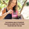 Second Nature Wholesome Medley Trail Mix - 14 oz Resealable Snack Pouches (Pack of 6), Certified Gluten-Free Snack - Dark Chocolate, Dried Fruit and Nut Trail Mix, Ideal for Travel Snacks view 4