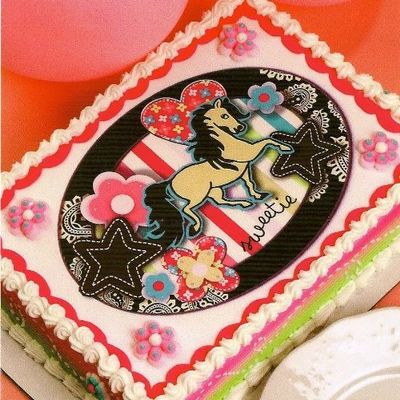 2" Round ~ Sweetie Horse ~ Edible Cake/Cupcake Topper!!!