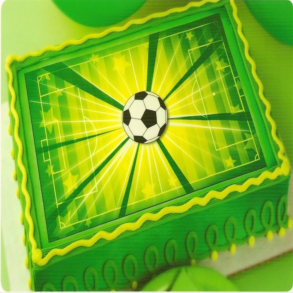 3" Round ~ Soccer Birthday ~ Edible Cake/Cupcake Topper!!!