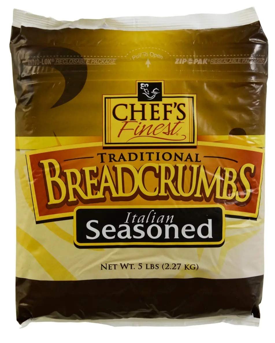 Medium Seasoned Crumbled Bread 6 Bag Per Case, 5 Pound Each