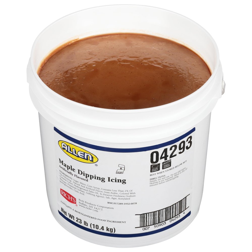 Rich JW Allen Maple Dipping Icing, 23 Pound - 1 each
