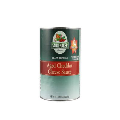 Saucemaker Aged Cheddar Cheese Sauce, Number 10 Can -- 6 cans per case.
