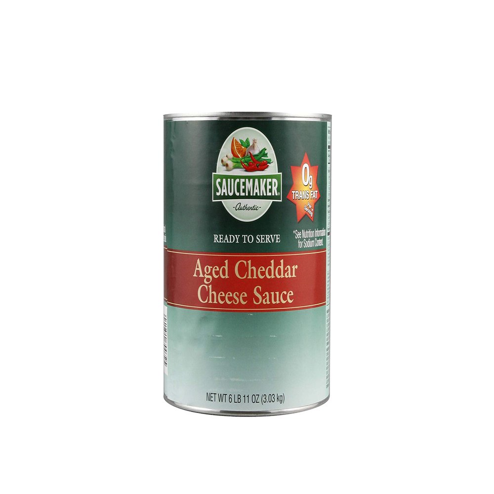 Saucemaker Aged Cheddar Cheese Sauce, Number 10 Can -- 6 cans per case.