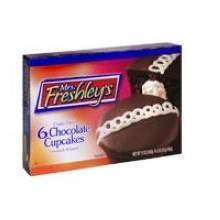 Mrs.Freshleys Creme Filled Chocolate Cupcake, 12 Ounce -- 96 per case.