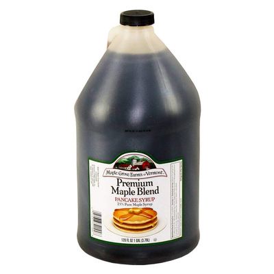 B and G 25 Percent Premium Blend Syrup, 1 Gallon -- 4 per case.
