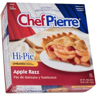 Sara Lee Chef Pierre Unbaked Apple Raspberry Hi Pie, 10 inch -- 6 per case.