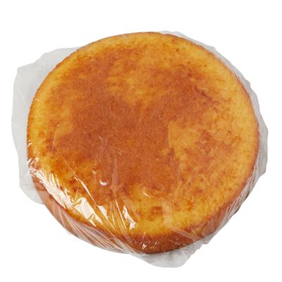 Rich's JWA Uniced Yellow Round Cake, 12 Ounce - 24 per case.