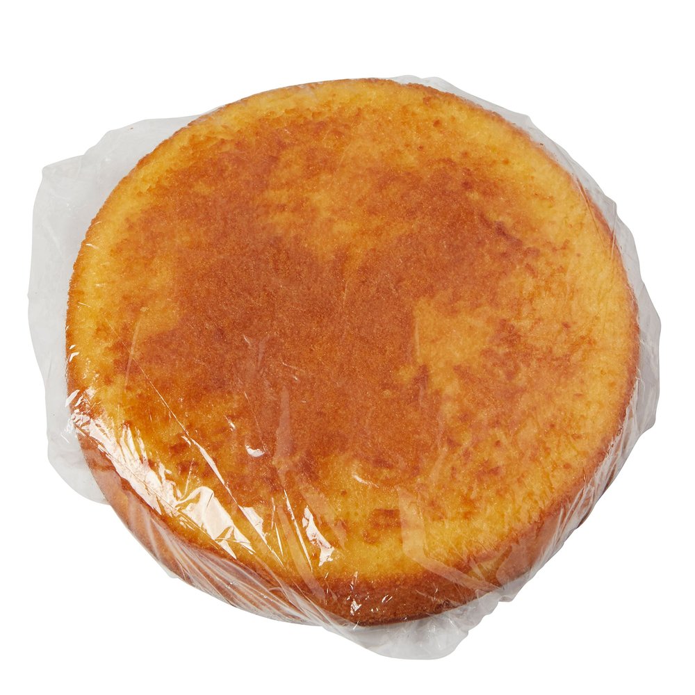Rich's JWA Uniced Yellow Round Cake, 12 Ounce - 24 per case.
