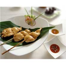 Cuisine Innovations Chicken Sate En Brochette -- 100 per case.